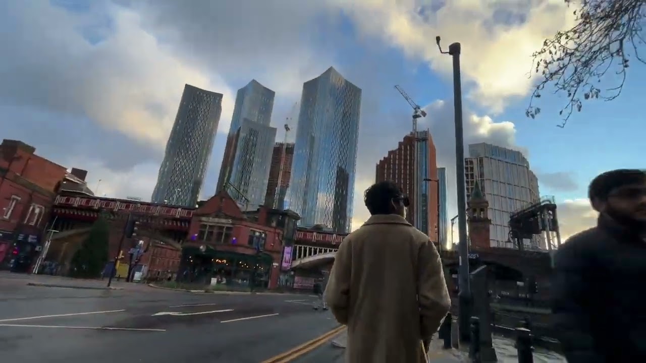 Golden hour: Ride to Deansgate Castlefield  Manchester 17/2/2026