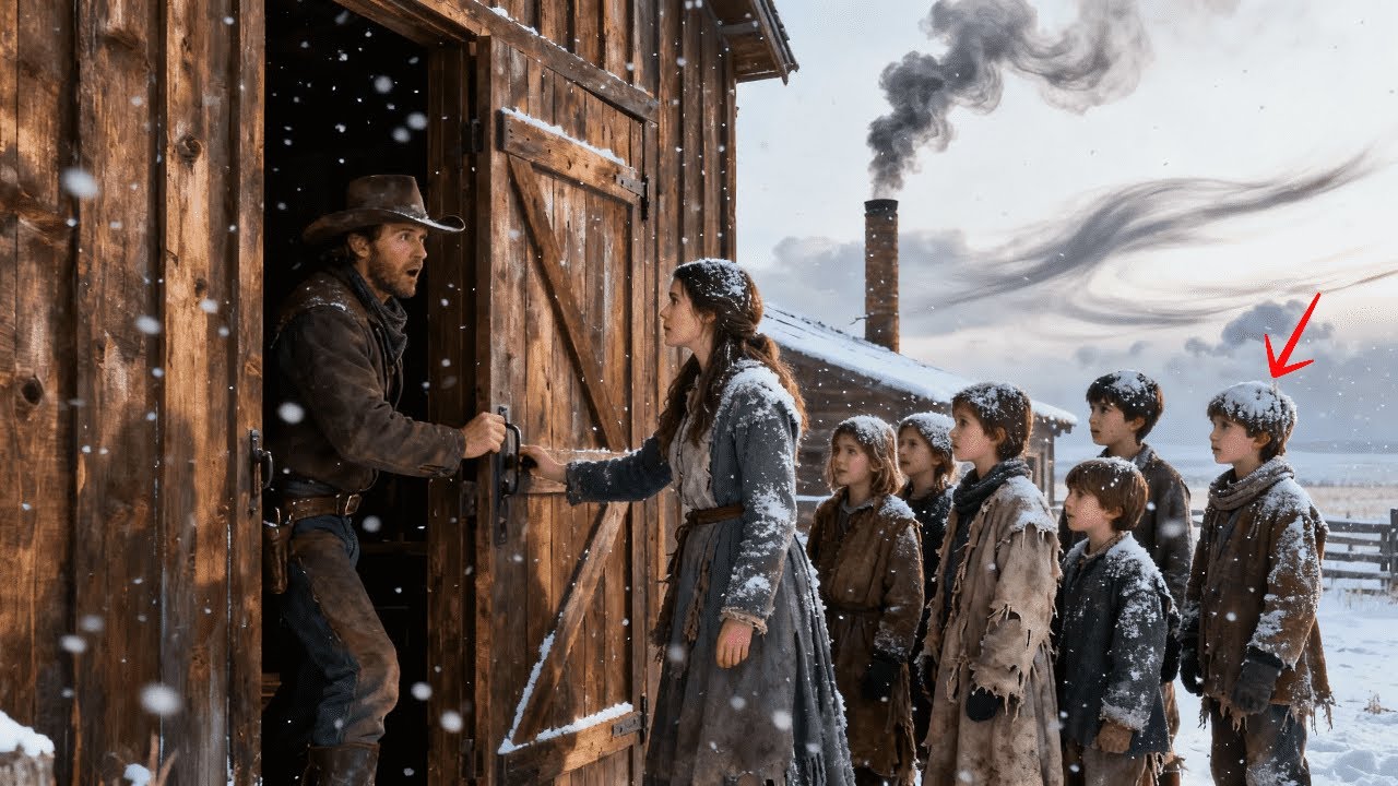 After the Blizzard Took Everything, She Knocked on One Ranch Door — The Cowboy Didn’t Expect What He