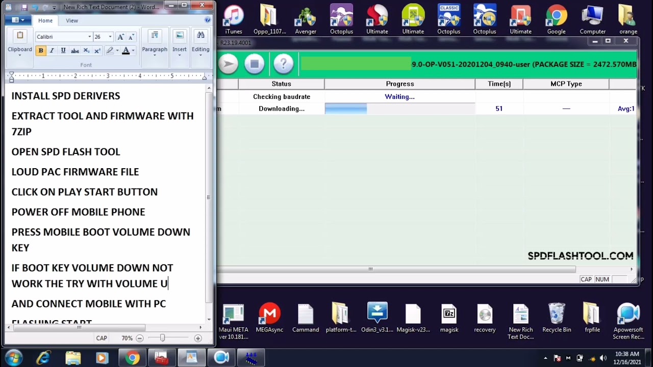 How To Flash SPD SPU Smartphone Using  Upgrade Download Tool
