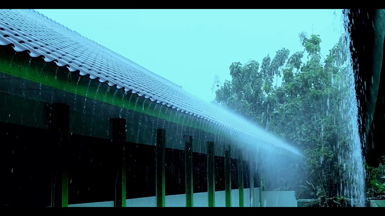 No Ads Rain Sounds for Sleeping Fast • Heavy Roof Rain All Night Deep Sleep & Relaxation