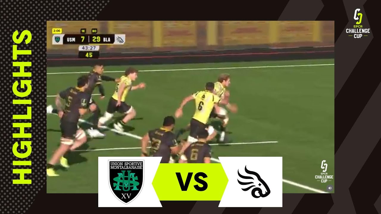 Pure Rugby Chaos 🔥 | US Montauban v Black Lion | EPCR Challenge Cup Extended Highlights