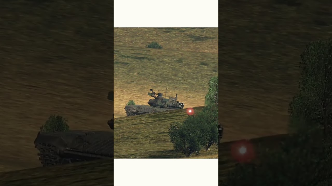 Wiesel 1A2 launches TOW-2 Anti-Tank Guided Missile at T-72