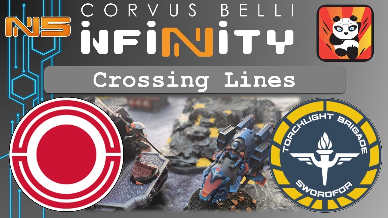 Fast Panda Gaming: Infinity Battle Report - Crossing Lines (Torchlight Brigade vs JSA)