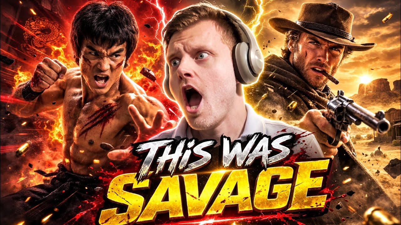 Bruce Lee VS Clint Eastwood - Epic Rap Battles of History Full Reaction - Someone got WRECKED!!