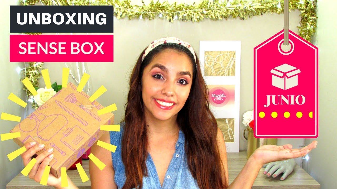UNBOXING SENSEBOX JUNIO 2018 - Marcela Lince