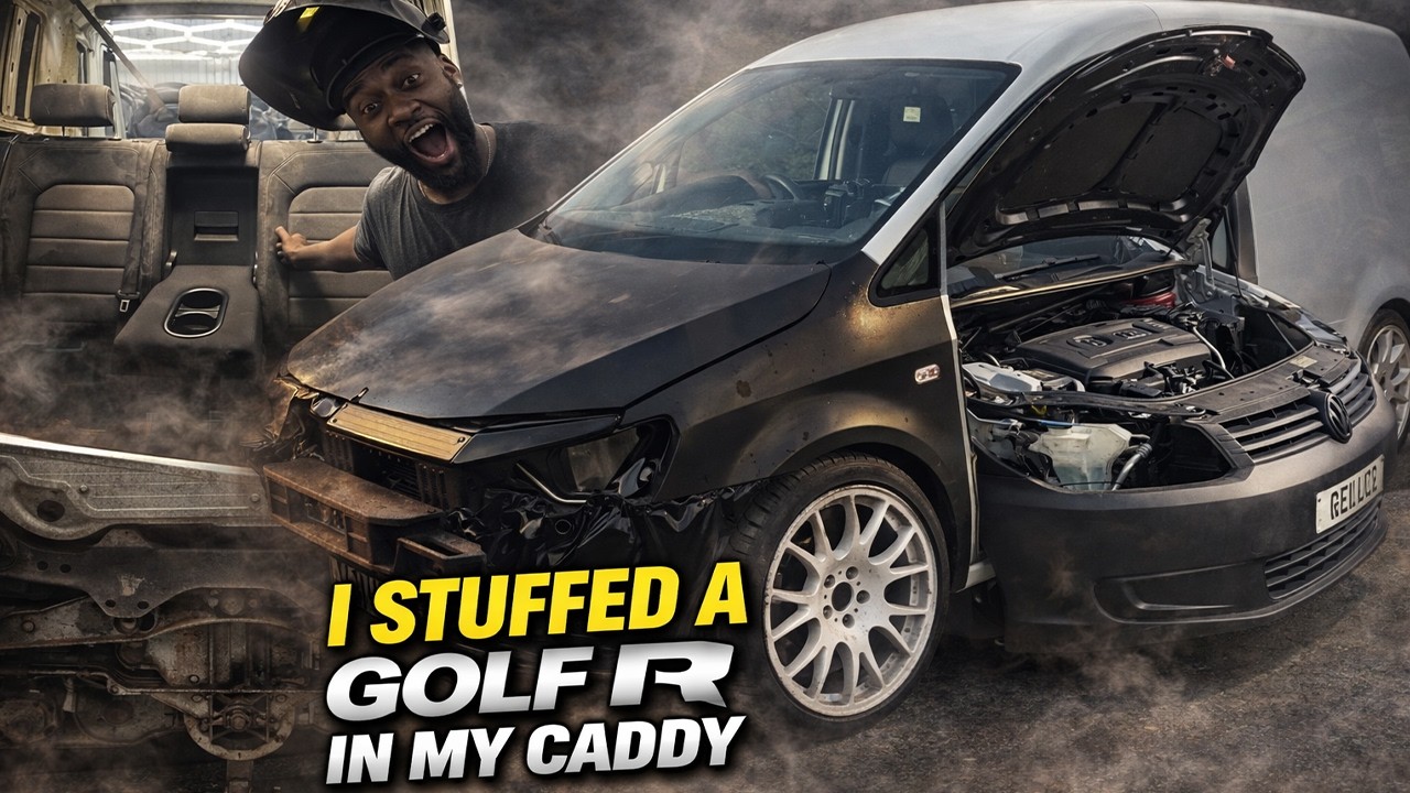 Włożyłem GOLFA R do mojego VW Caddy&hellip; (DOSŁOWNIE WSZYSTKO!)