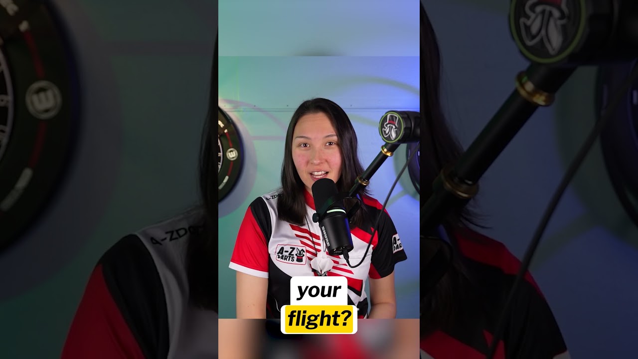 Flight Shape vs Angle of Entry #darts #azdarts #dartflights
