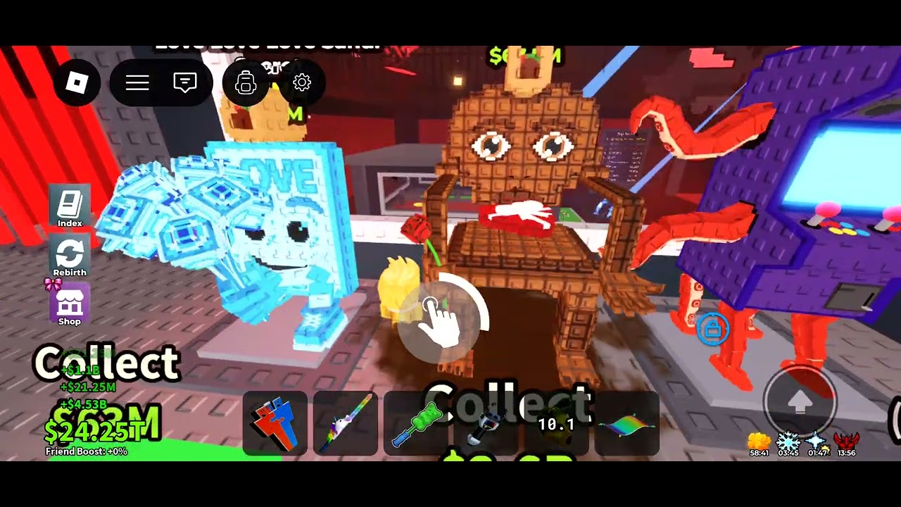 Opening lucky blocks