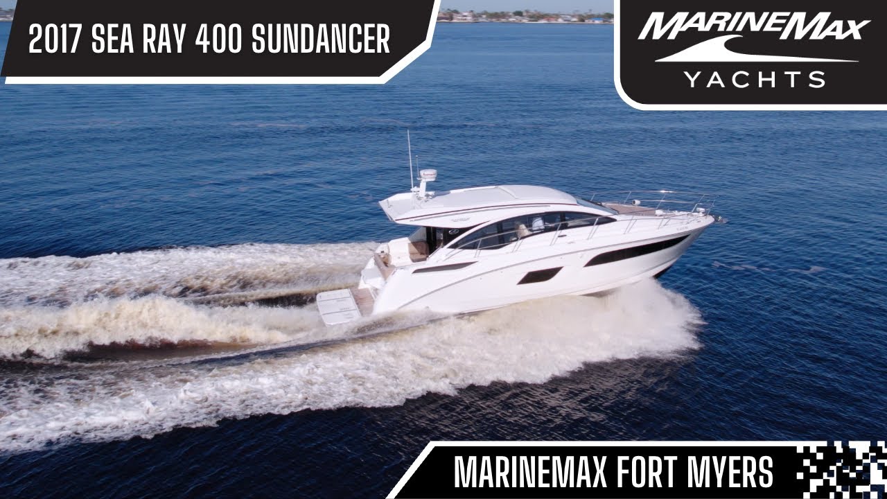 This 2017 Sea Ray 400 Sundancer Is Ready For Anything!
