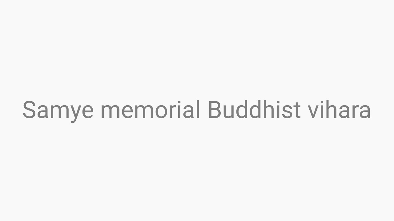 Samye memorial Buddhist vihara | Nepal KTM