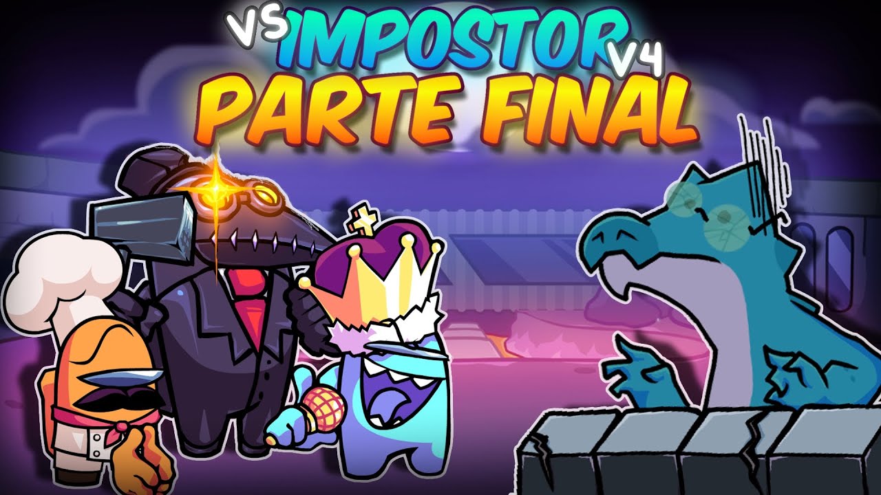 EL FINAL DE VS IMPOSTOR V4 CON UN COCODRILO | FNF CON UN PNGTUBER | PARTE FINAL