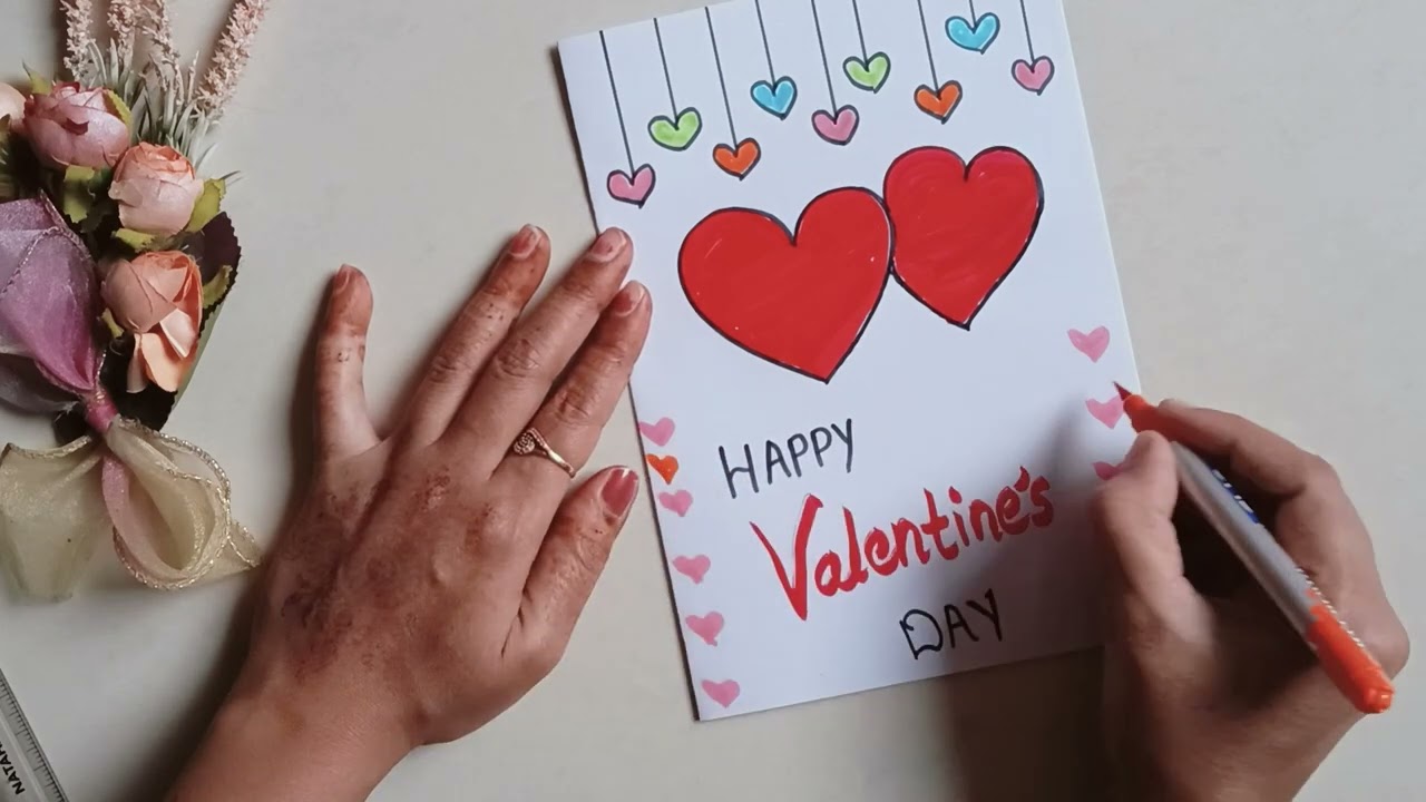 🥰white paper🥰 Easy and beautiful handmade Valentine's Day Card/valentine's day craft 