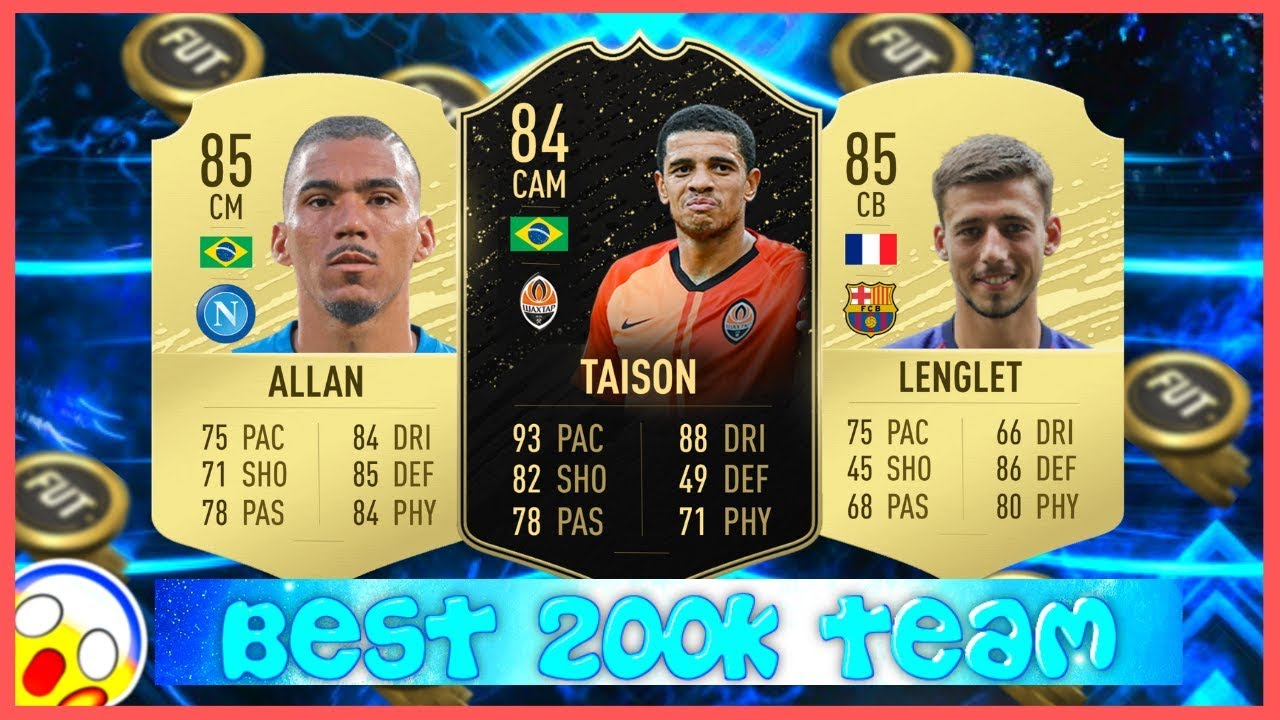 INCREDIBLE 200K SQUAD BUILDER FIFA 20 | THE MOST SWEATY 200K HYBRID FIFA 20!!