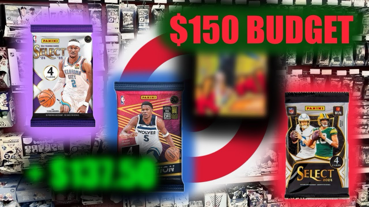 Can I profit off of sports cards from Target? ($150 Challenge!) 