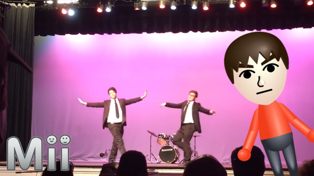mii channel theme but it's a talent show dance routine