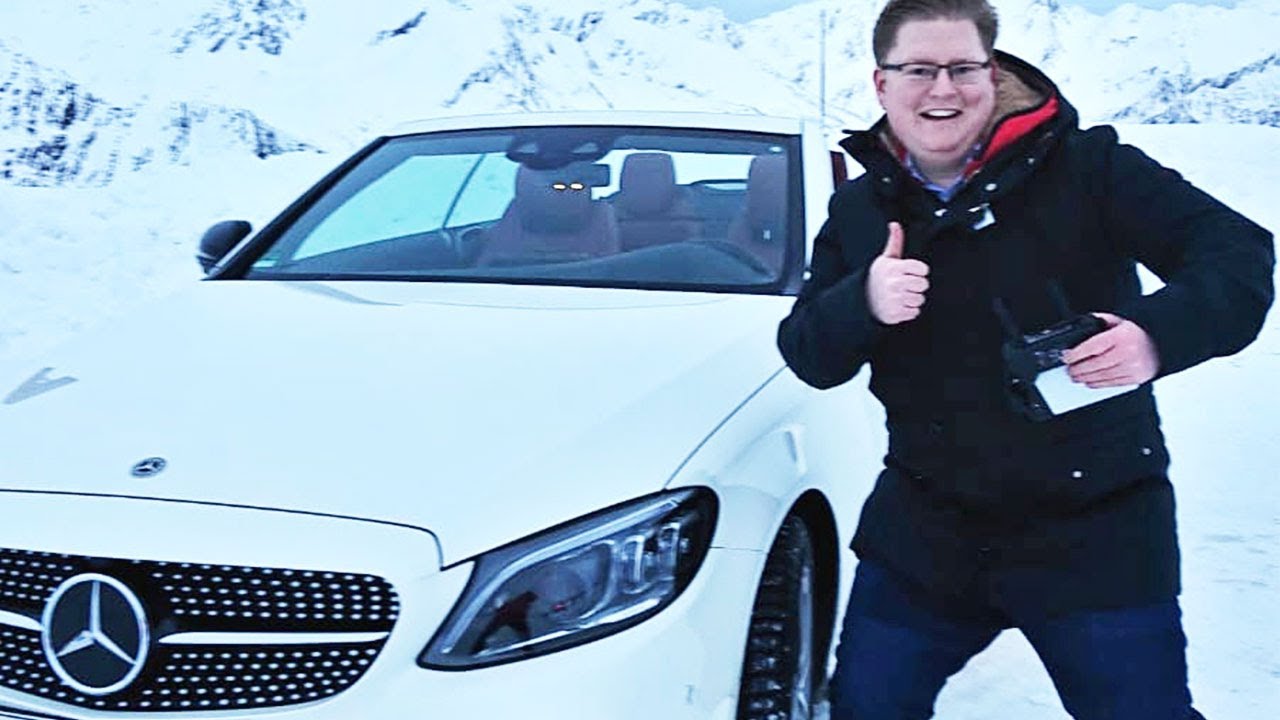 Mit Cabrio den Schneeberg rauf