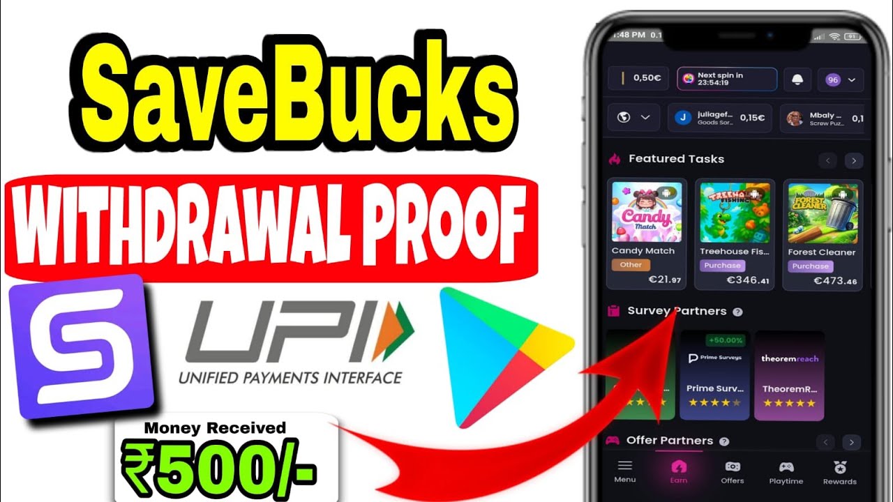 SaveBucks Earn Money App Withdrawal Proof 💥💸 SaveBucks App Real Or Fake 🤯💯 Paid Surveys 2026