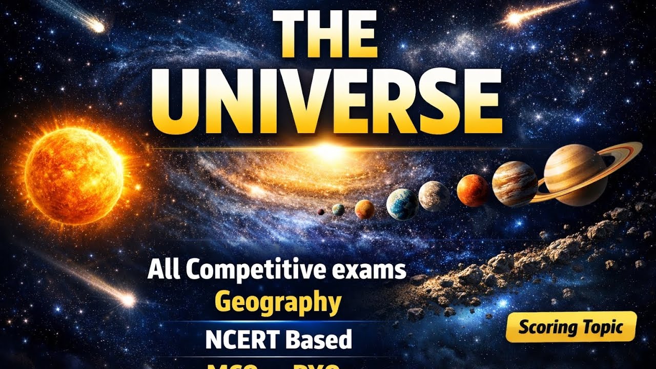 📖 Universe – Geography ExplainedFrom Stars to GalaxiesNCERT Based | Exam Oriented