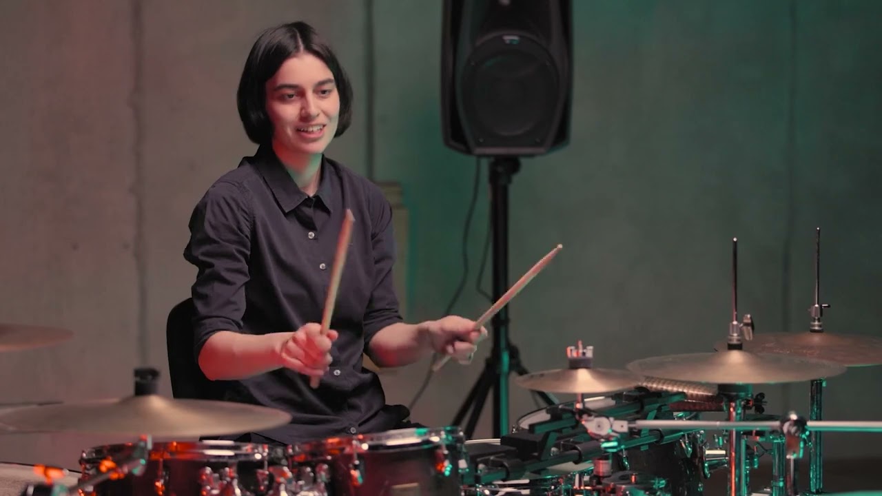 Sara Glojnarić: Latitudes #2, for drums and fixed media | Leonie Klein, drums