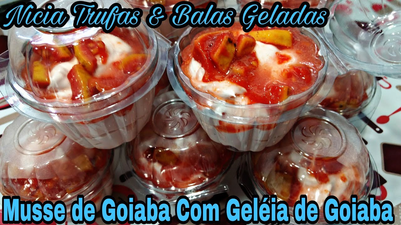 Musse de Goiaba Com 3 Ingredientes fácil e rápido e vende muito.