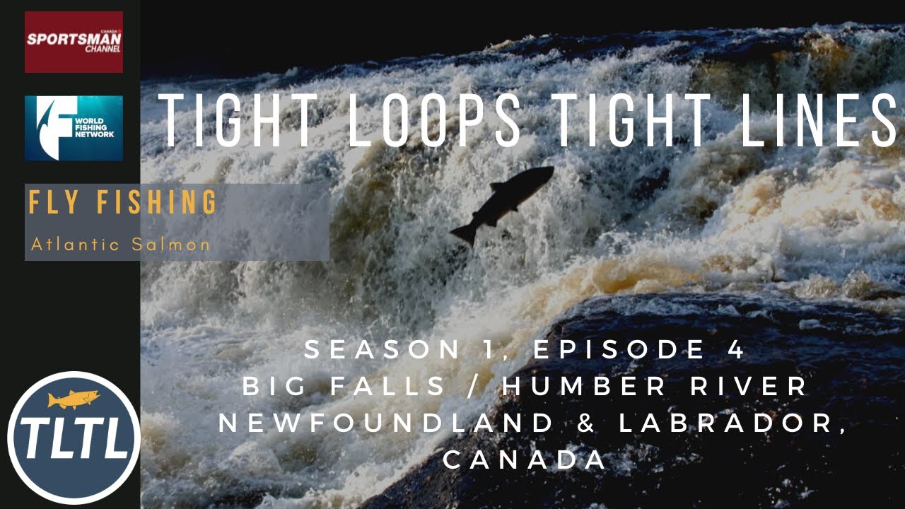 Fly Fishing for Atlantic Salmon at Big Falls in Newfoundland & Labrador Canada