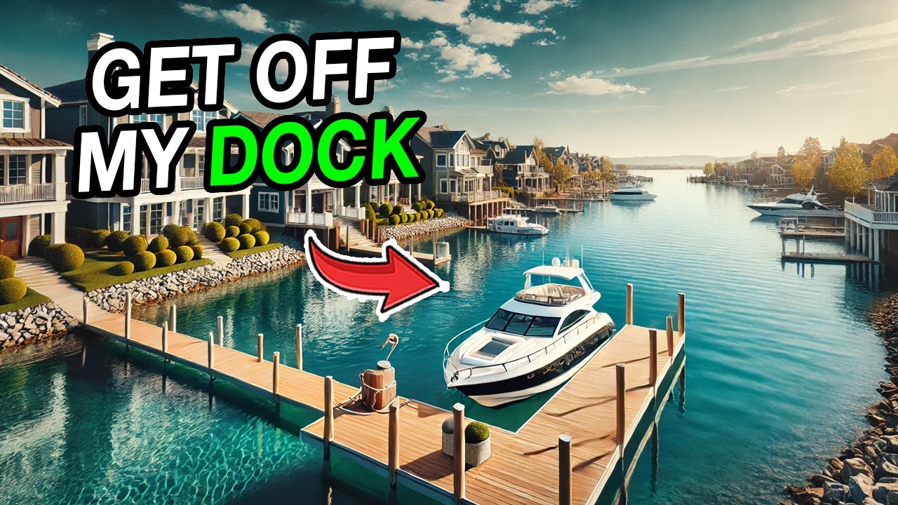 Karen Blocks Me From My Dock I Show the Deed and Sheriff Orders Her Off My Property!