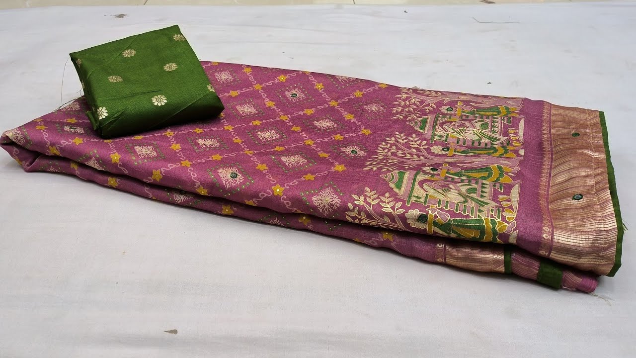 Contrast Blouse Saree|Daily Wear Saree#rohittextiles #sareecollection 