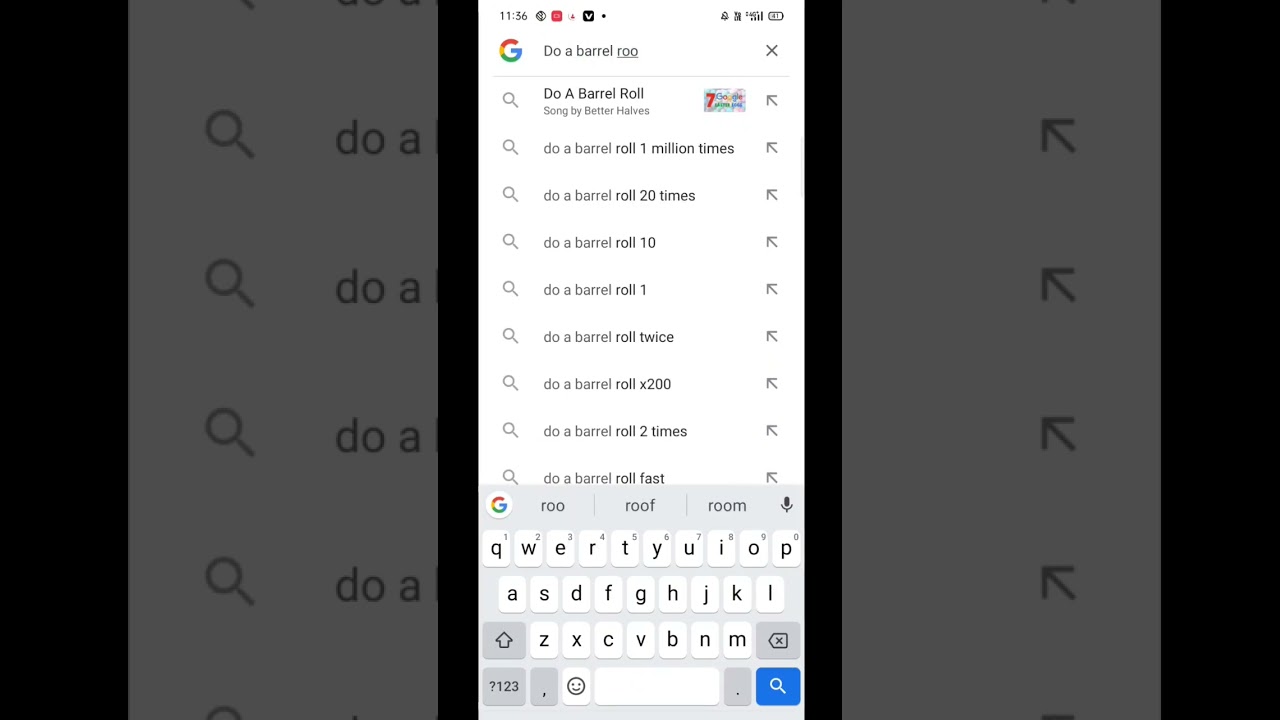 Search:- 😯Do a barrel roll on Google and see the result😲/#shortsvideo #google