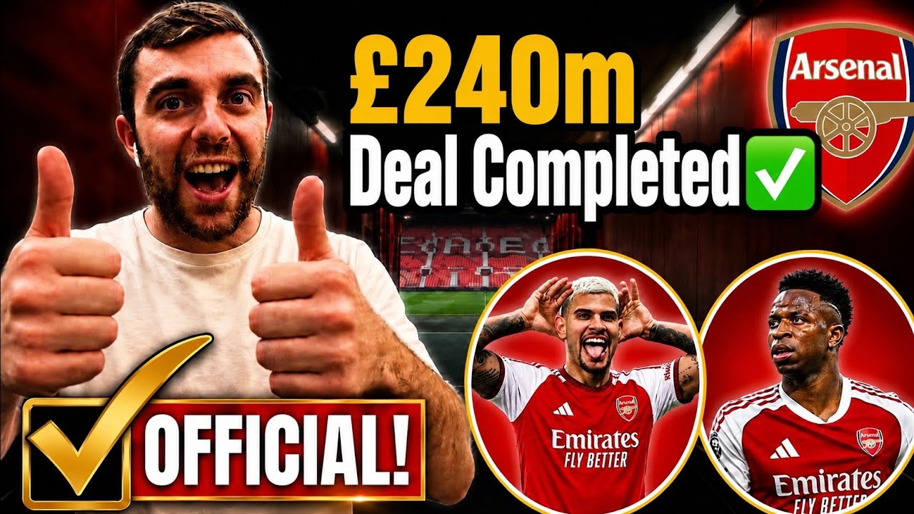 🚨ANNOUNCED 2 MINUTES AGO! FABRIZIO ROMANO CONFIRMED TODAY🤩BIG &pound;240M DEAL AT ARSENAL TRANSFER NEWS