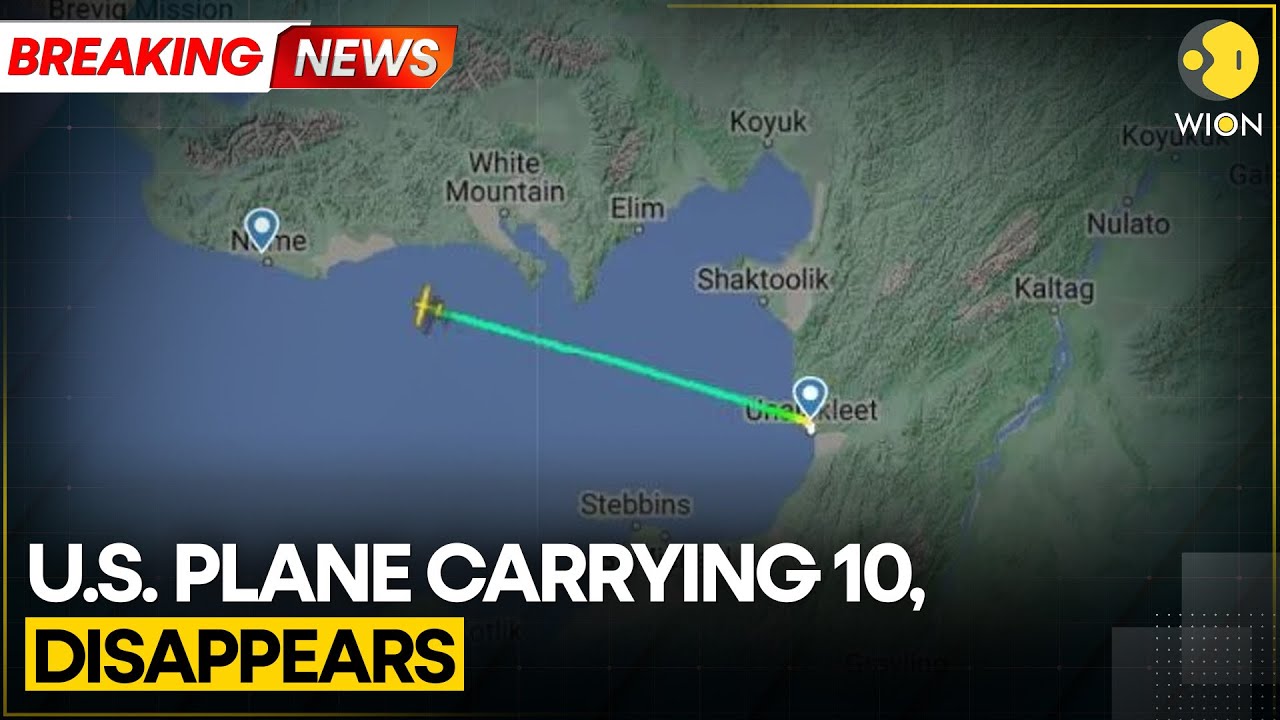 BREAKING: US Plane, Carrying 10, Disappears From Radar Near Alaska's Nome | WION Newspoint