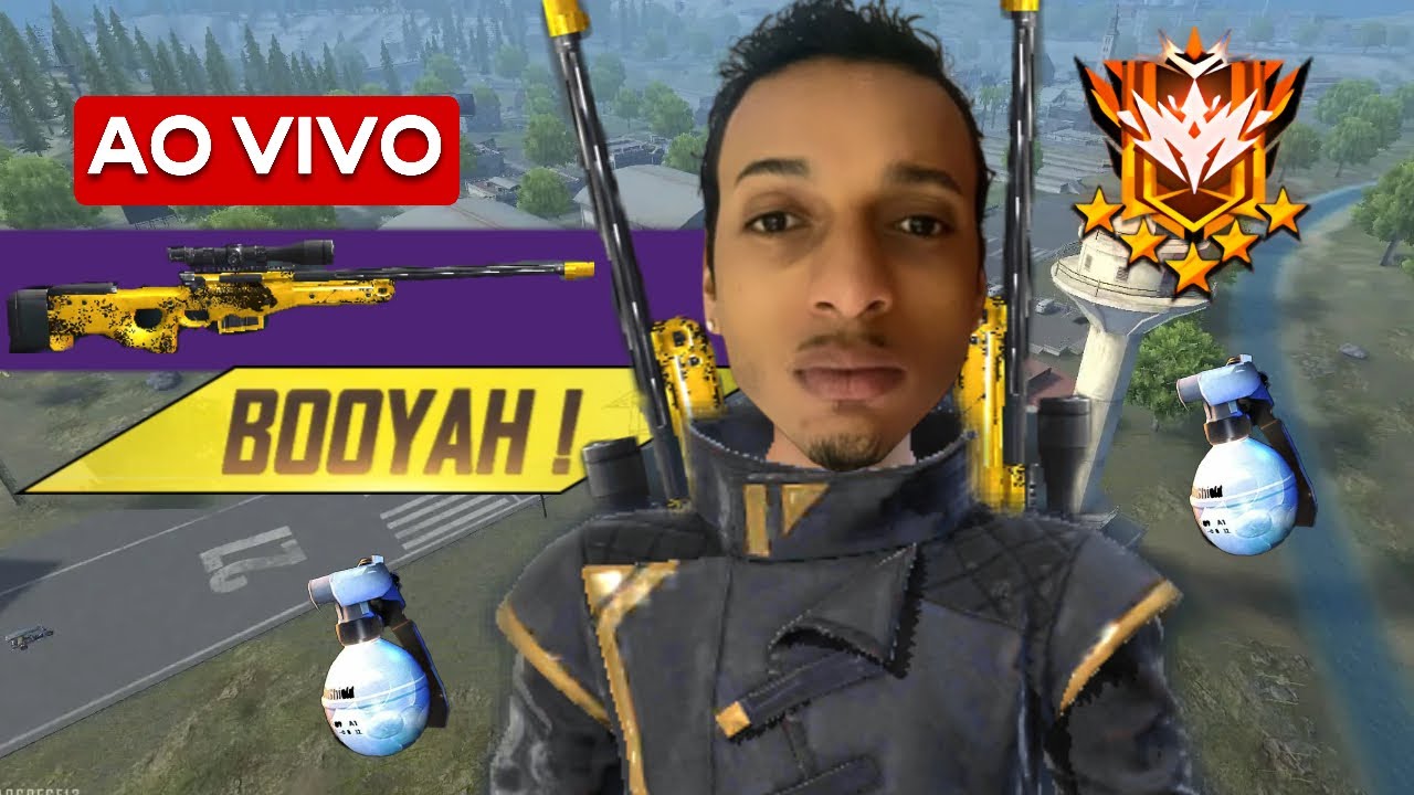 FREE FIRE AO VIVO🔥 RUSHADÃO DO ARRANCA PONTO DE AWM 🔥 FURY ON