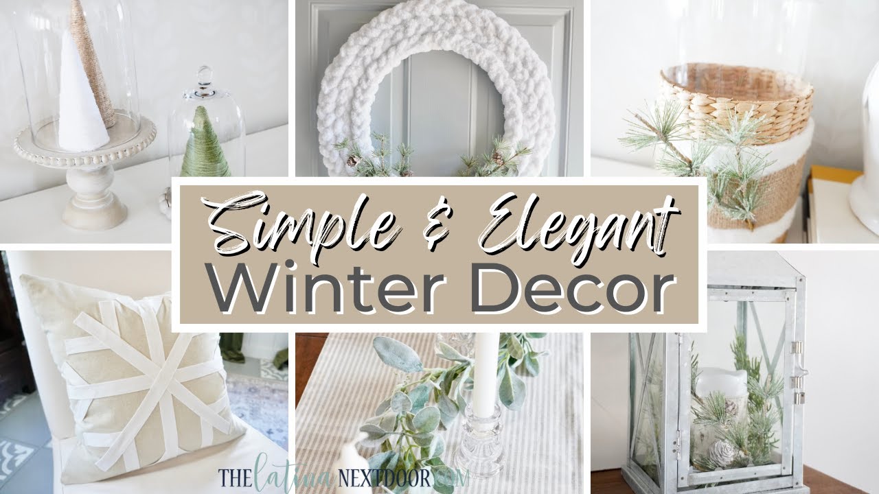 ❄️WINTER DECOR IDEAS | After Christmas Decorating Ideas | Winter Decor 2022