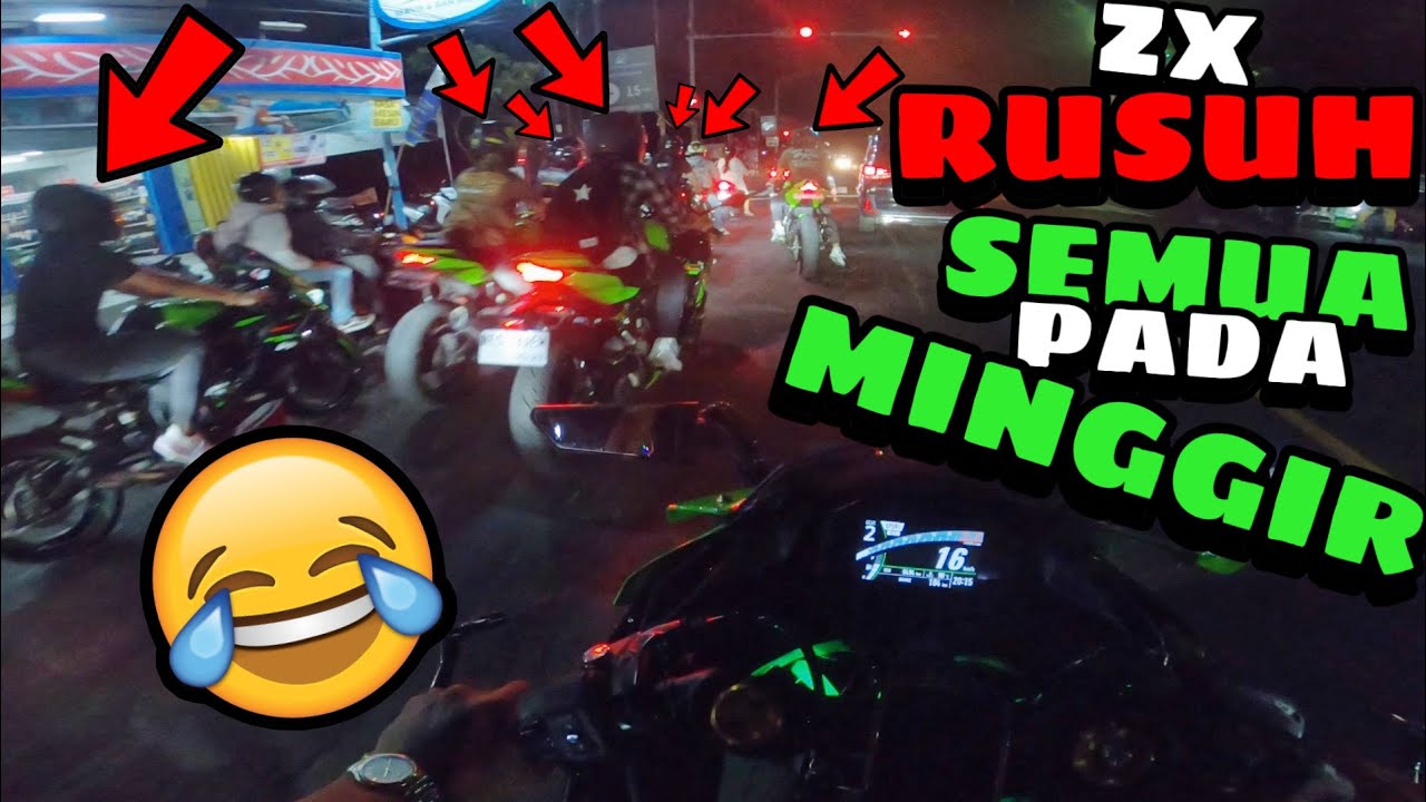 PULUHAN ZX RUSUH DIJALAN‼️😱SEMUA PADA MINGGIR‼️😂ZX25RR🔥