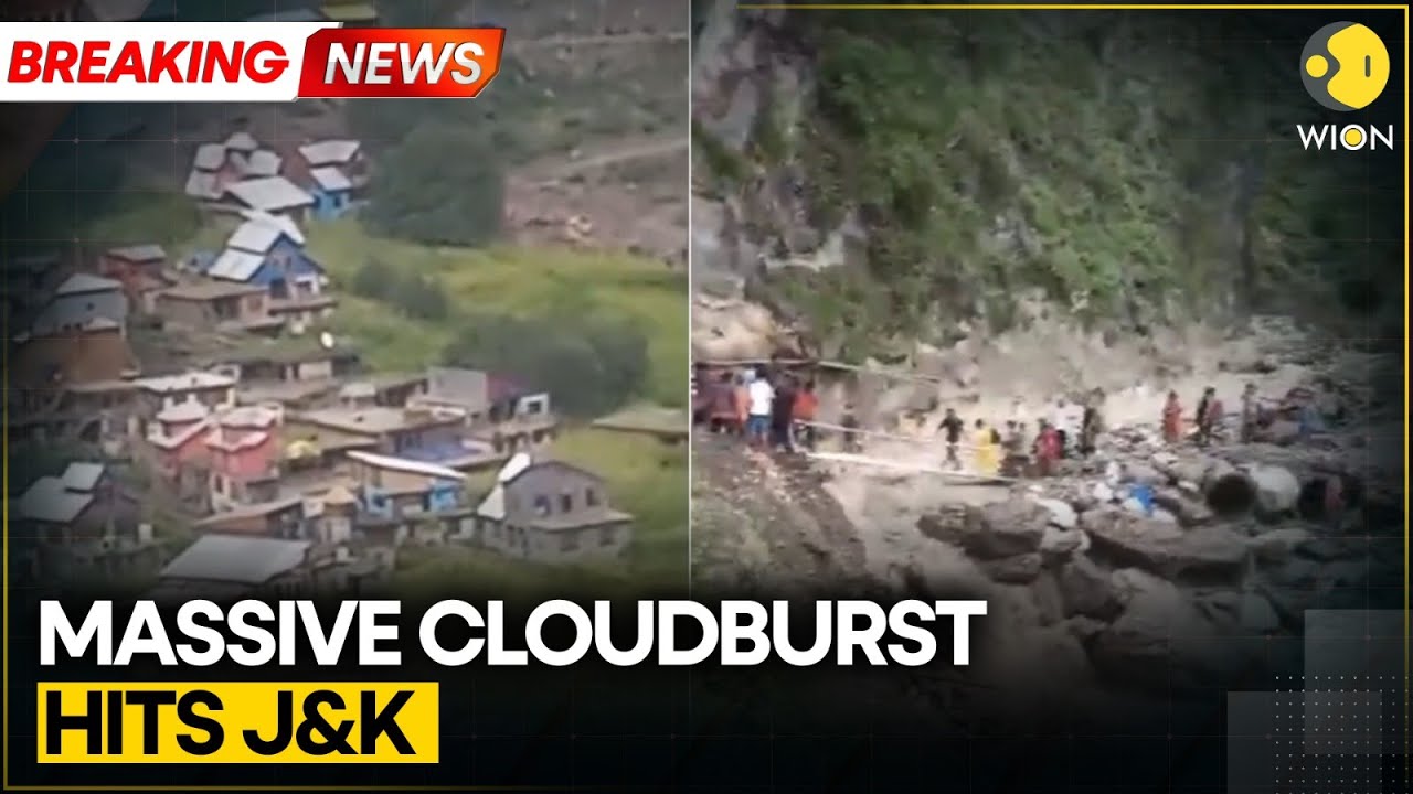 Kishtwar Cloudburst: 10 Feared Dead in Jammu and Kashmir's Kishtwar District | WION BREAKING