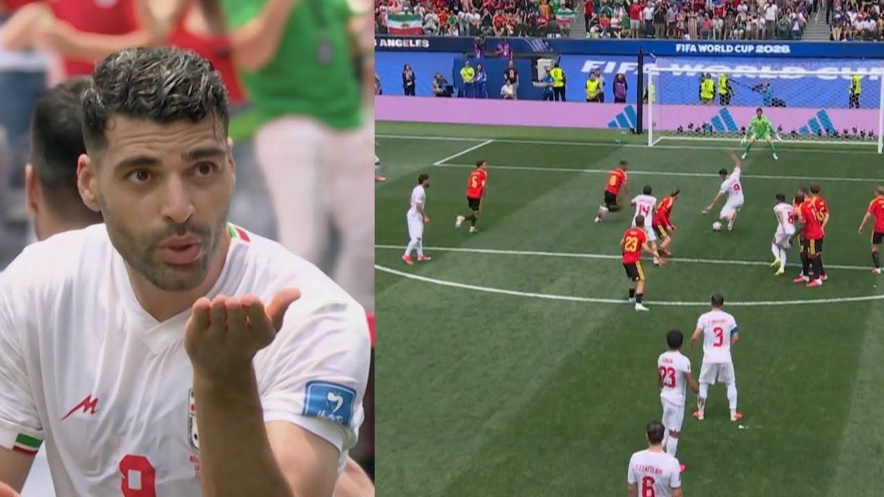 Mehdi Taremi Disallowed Goal | گل مردود مهدی طارمی | Iran vs Belgium Highlights |FIFA World Cup 2026