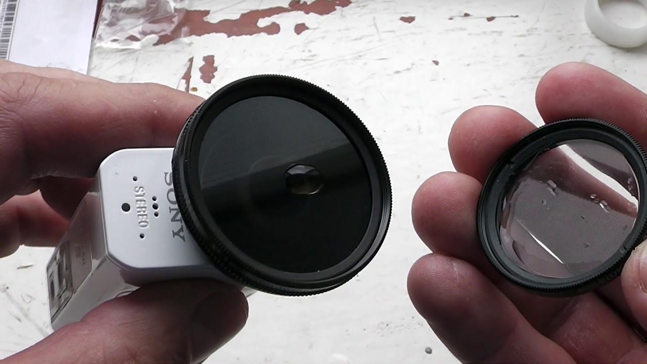 sony FDR x3000 vs  NiSi s+ Ultra Slim PRO CPL 40,5mm