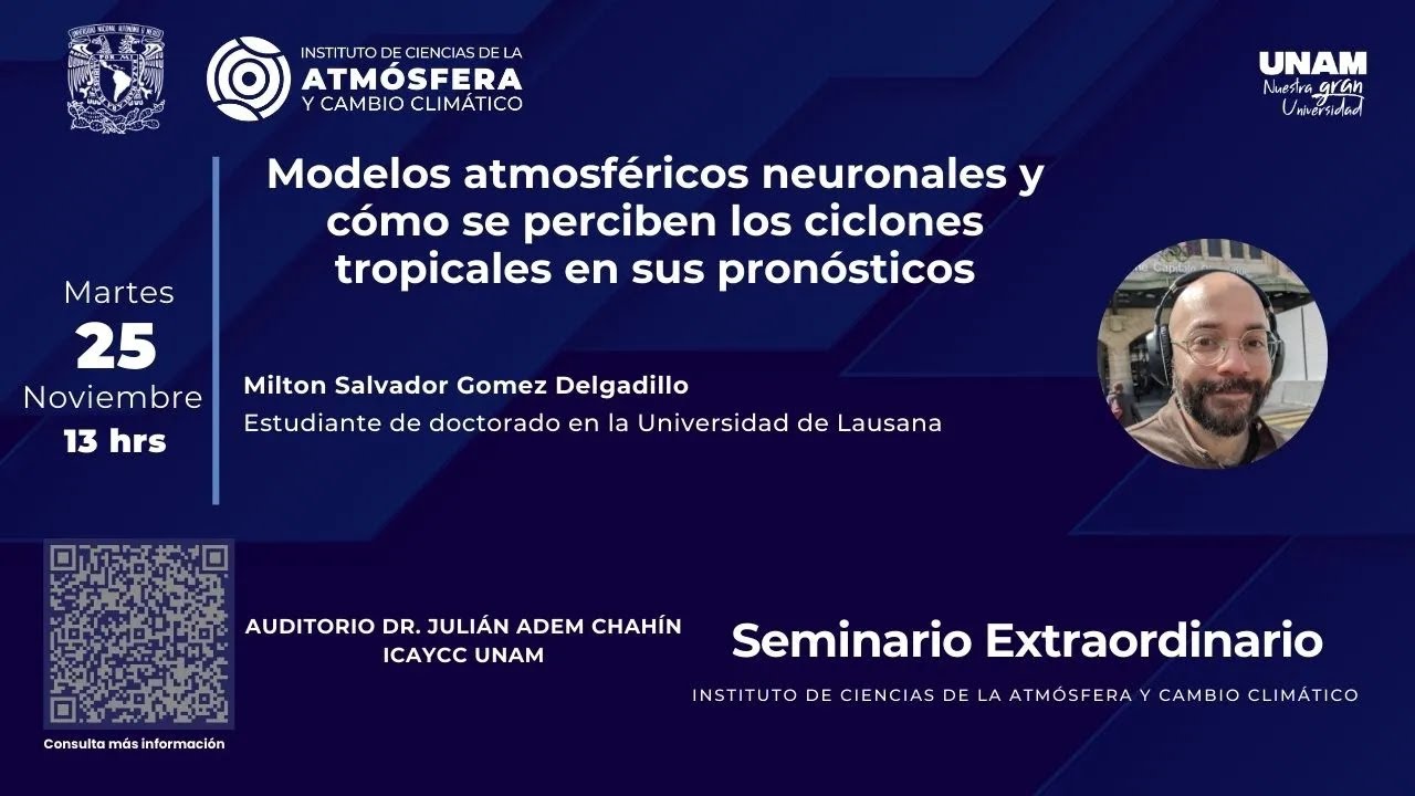 Modelos atmosféricos neuronales y cómo se perciben los ciclones tropicales en sus pronósticos