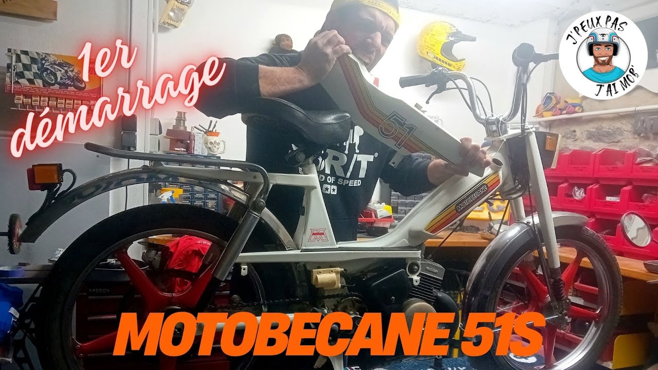 1er Démarrage  😱 Nouveau 51S Motobécane 