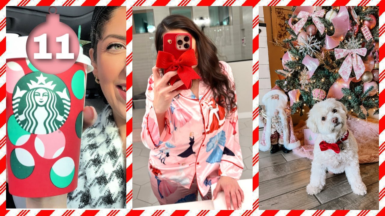 VLOGMAS 2024 ❄ Day 11 | New Christmas PJ's, White Elephant Gift Ideas, Christmas Card Photo