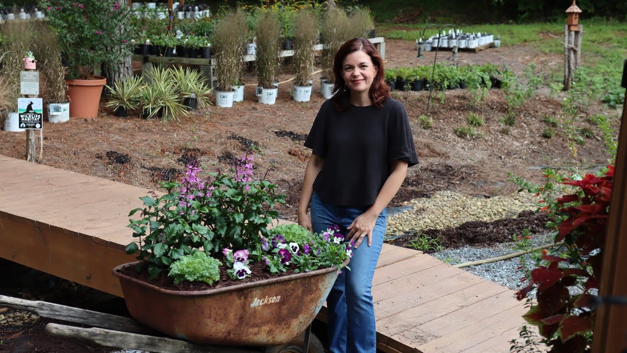 Unique Fall Planting in a Wheelbarrow // Gardening with Creekside
