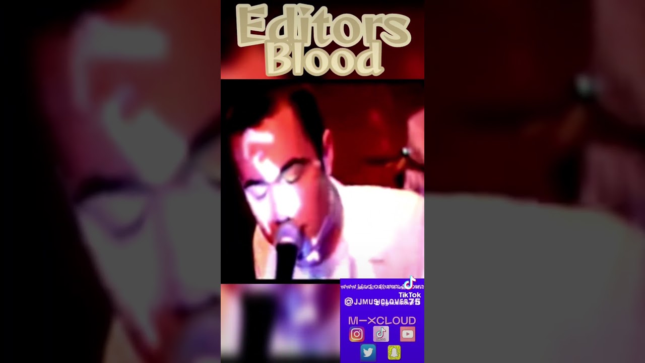 @editorsofficial #editors #blood #the #back #room #album #music #video @jjmusiclover75