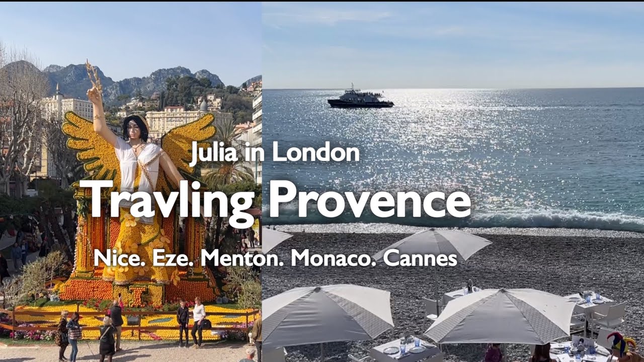 (ENG) Southern France Travel Vlog 🌸 Nice, Eze, Menton, Monaco, Cannes