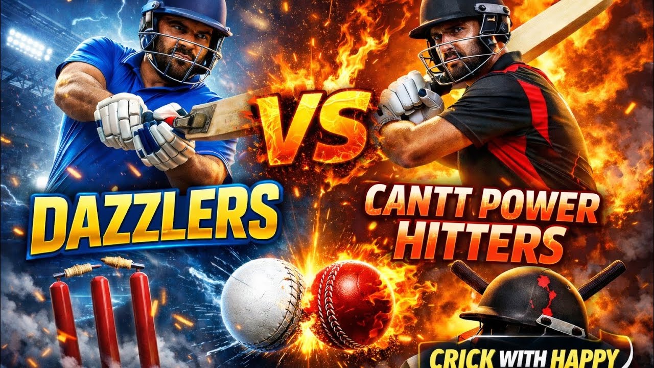 🏏 DAZZLERS vs CANTT POWER HITTERS | 2nd Innings 💥 (@ICC @cricketcomau) #cricket #viral 