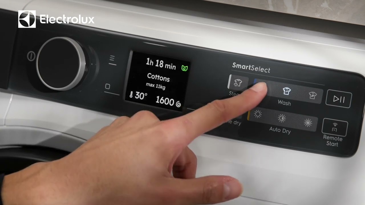 Smartselect для прально-сушильних машин Electrolux