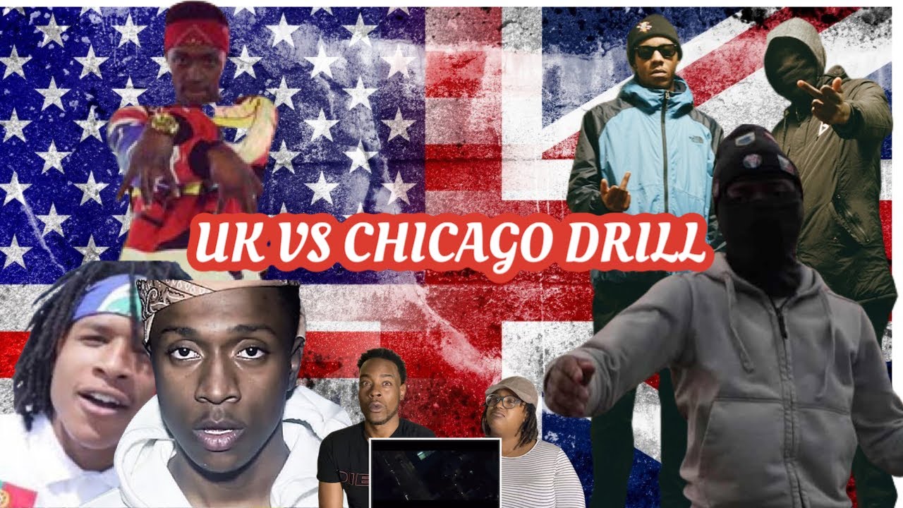 *AMERICANS* REACTING TO UK DRILL v US DRILL | CHICAGO EDITION