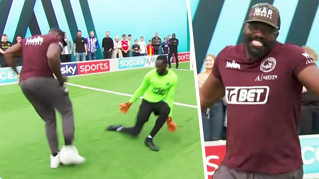 Derek Chisora’s hilarious one-on-one effort 🤣| With Aitch & Jason Dodd | Soccer AM Pro AM