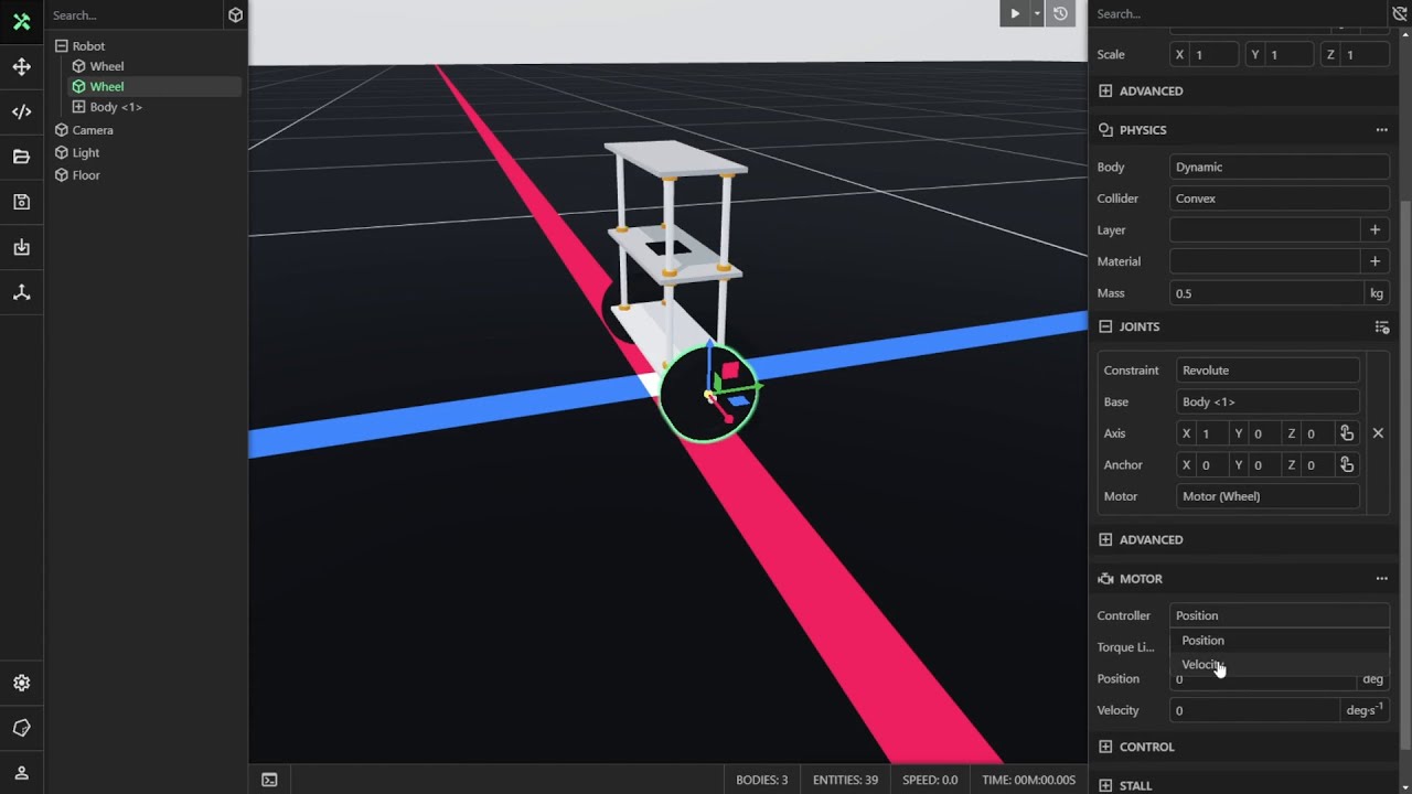 ProtoTwin Tutorial 2: Self Balancing Robot Simulation