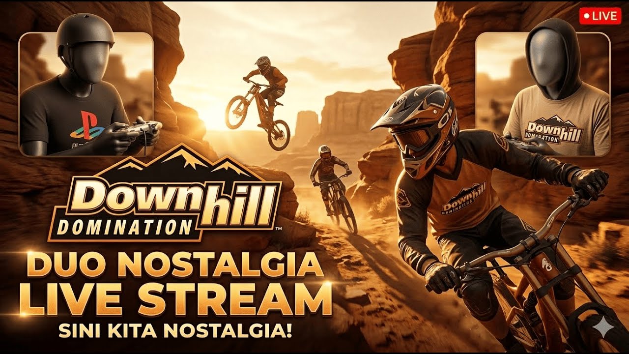 Nostalgia Jadi Gamers - Main Downhill Domination - Hard Mode