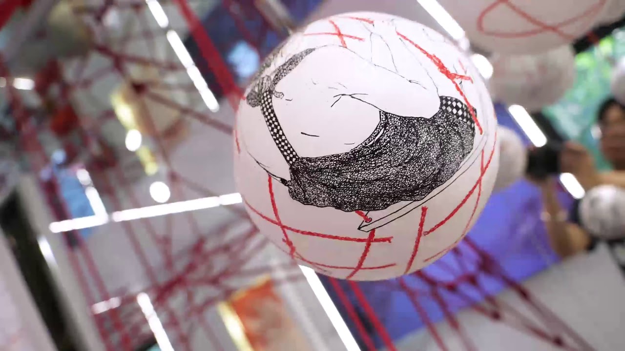 绳缚艺术装置《HUNDREDS OF THEM》 shibari art