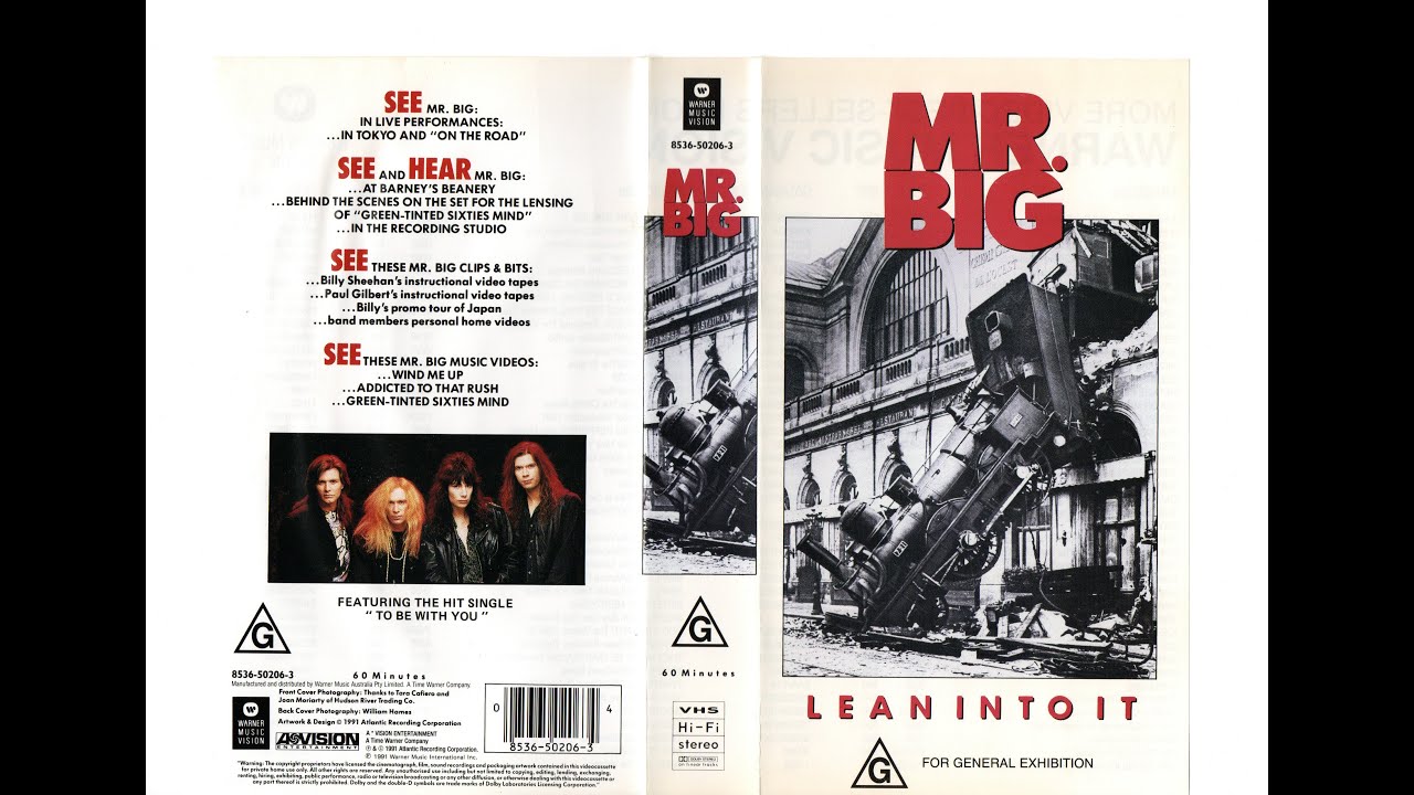 Mr Big - Lean Into It - The Video